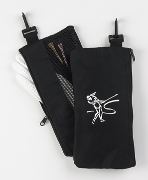 CLIP-ON GOLF POUCH & GLOVE HOLDER